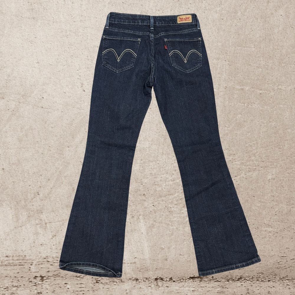 Levi's Blue Boot Cut Jeans Classic Style - Picture 2 of 5